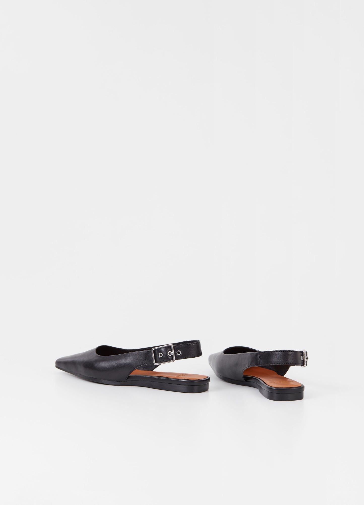 Vagabond - Black Wioleta slingback flat shoe