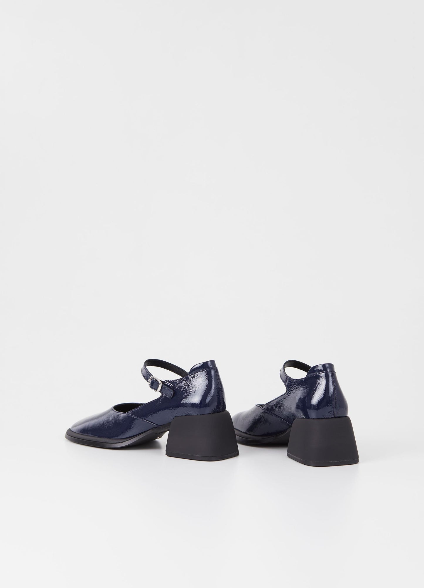 Ansie Night Blue Heeled Shoes
