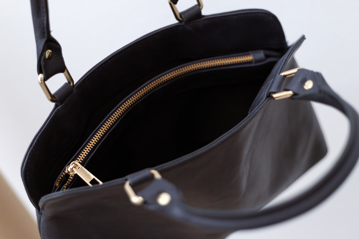 Bolso bowling de piel Old Fashioned