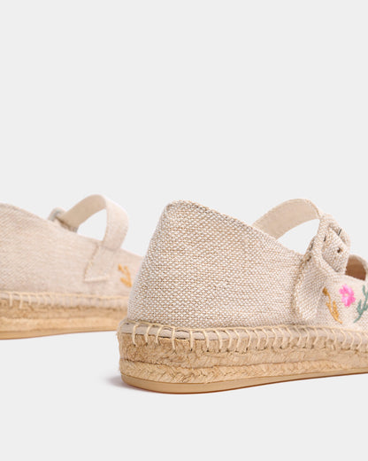 EMBROIDERED ESPADRILLES