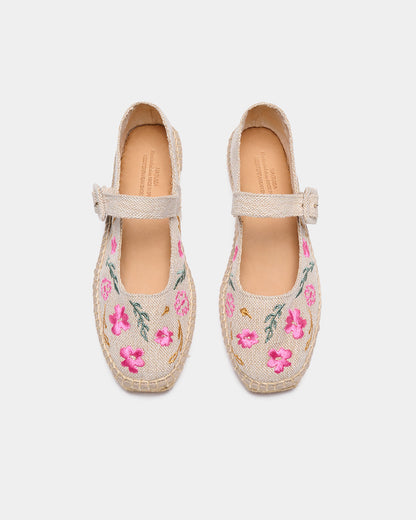 EMBROIDERED ESPADRILLES