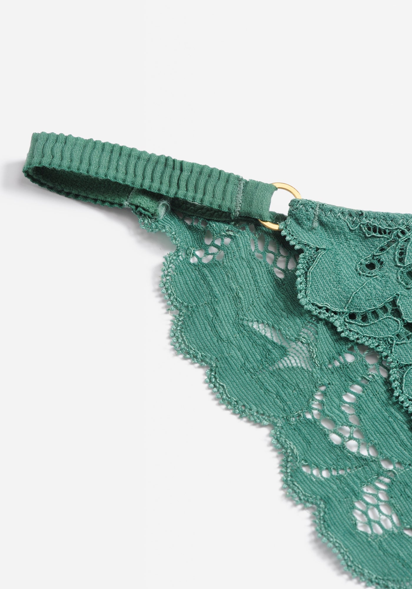 Sofia green lace panties