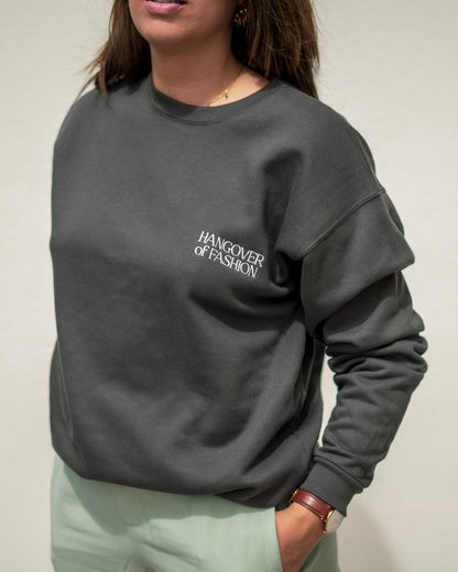 Unisex Gray Sweatshirt with Logo